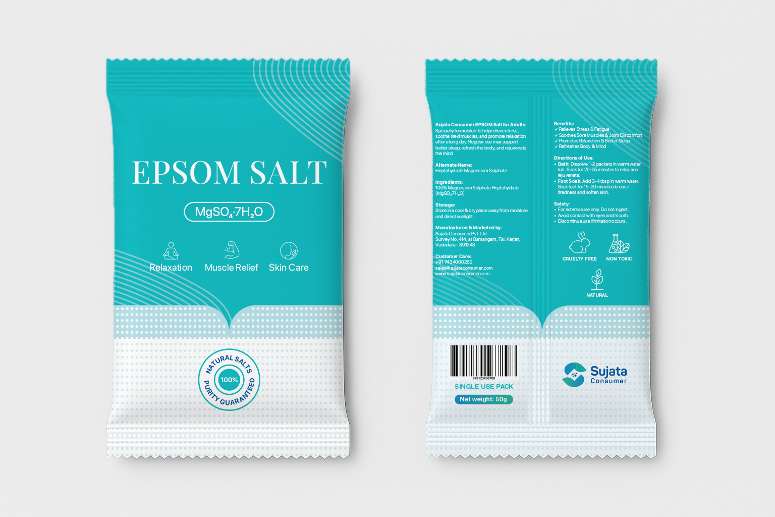 Epsom Salt Packets
